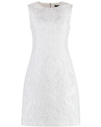 Dolce & Gabbana - A-line Mini Brocade Dress - Lyst