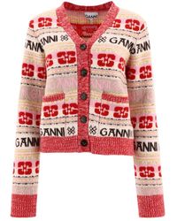 Ganni - Sweaters Multicolour - Lyst