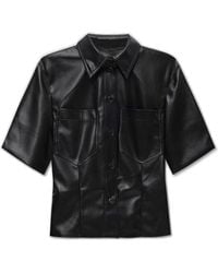 Nanushka - ‘Sabine’ Vegan Leather Shirt - Lyst
