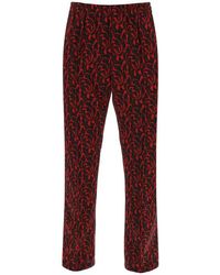 Needles - Pintuck Graphic Printed Trousers - Lyst