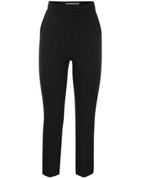 Max Mara - Nepeta Ankle Length Trousers In Wool Crepe - Lyst