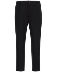 Dolce & Gabbana - Logo-Embroidered Trousers - Lyst