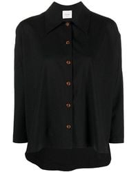 Alysi - Straight-point Collared Buttoned Shirt - Lyst