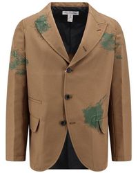 Comme des Garçons - Paint-splatted Single-breasted Tailored Blazer - Lyst