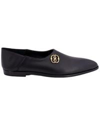 Bally - Logo Plaque Slip-on Loafers - Lyst