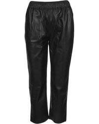 PROENZA SCHOULER WHITE LABEL Faux Leather Pants - Black