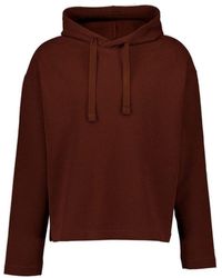 Lemaire - Plain Drop-Shoulder Drawstring Hoodie - Lyst