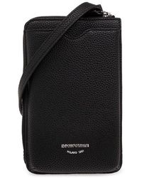Emporio Armani - Strapped Phone Holder, - Lyst