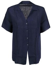 Fay - Buttoned Short-sleeved Shirt - Lyst