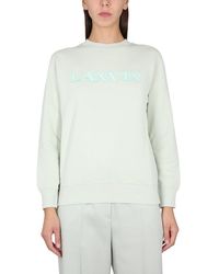 Lanvin - Sweatshirt With Logo - Lyst