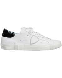 Philippe Model - Prsx Veau Lace-Up Sneakers - Lyst