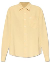 Ami Paris - Cotton Shirt With Logo - Lyst