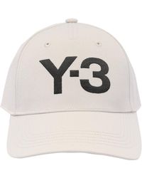 Y-3 - Logo Embroidered Curved Peak Baseball Cap - Lyst