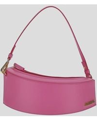 Jacquemus Leather Le Bomba in Pink | Lyst UK