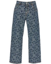 Etro - Jacquard Jeans - Lyst