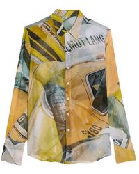 Helmut Lang - Relaxed Printed Shirt - Lyst