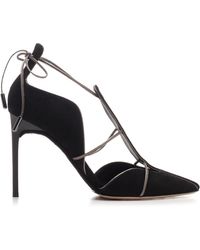 Max Mara Kunst Toe Covered Sandals - Black
