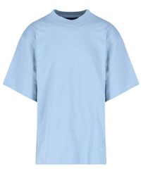 adidas Logo Patch Crewneck T-shirt - Blue