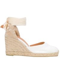 Castañer - 'Carina' And Canvas Closed-Toe Espadrilles - Lyst