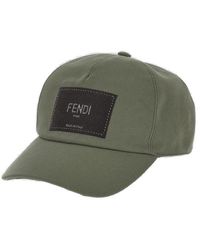 Fendi - Logo Patch Baseball Cap - Lyst