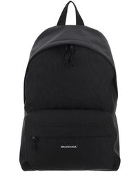 Balenciaga Rucksack Backpack Travel Explorer - Black