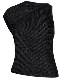 Y-3 - Top With Asymmetrical Neckline - Lyst