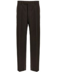 ZEGNA - Front Pleat Pants - Lyst