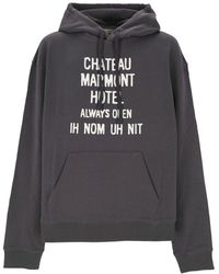 ih nom uh nit - Logo Printed Drawstring Hoodie - Lyst