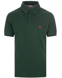 Etro - Polo Shirt With Logo And Paisley Undercollar - Lyst