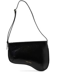 Womens Bags Hobo bags and purses MANU Atelier Leather Mini Hobo Bag in Black 