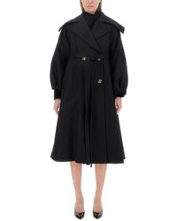 Patou - Belted Trench Coat - Lyst