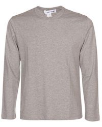 Comme des Garçons Crewneck Long-sleeved T-shirt - Gray
