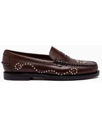 Sebago - Dandette Studs Embellished Slip-on Loafers - Lyst