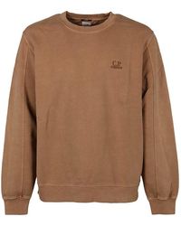 C.P. Company - Diagonal Fleece Sweatshirt - Lyst