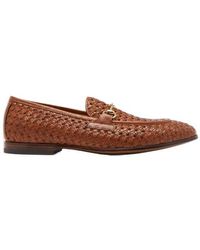 SCAROSSO - Alessandro Woven Slip-On Loafers - Lyst