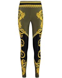 Versace Women's Lycra Baroque Coupe Des Dieux Print leggings