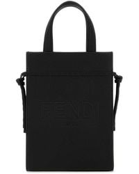 Fendi - Mini Tote Bag With Logo - Lyst