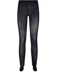 Max Mara - High Waist Knitted Tights - Lyst