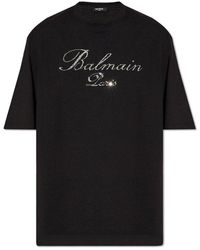 Balmain - Oversize T-shirt, - Lyst