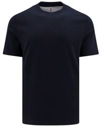 Brunello Cucinelli - Crewneck Short-Sleeved T-Shirt - Lyst