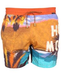Etro - Boxer Swimsuit With Print - Lyst