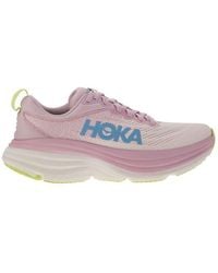 Hoka One One - Bondi 8 Lace-Up Sneakers - Lyst