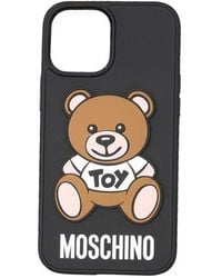 Moschino Iphone 12 Pro Max Cover - Black