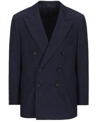 Loro Piana - Double Breasted Tailored Jacket - Lyst