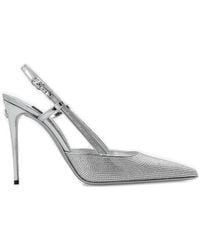 Dolce & Gabbana - X Kim Lollo Embellished Leather Pumps - Lyst