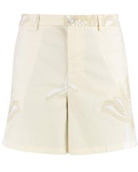 BOSS - Printed Bermuda Shorts - Lyst