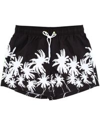 Sundek - Palm Print Swim Shorts - Lyst