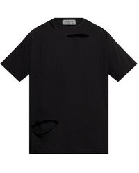 Yohji Yamamoto - T-Shirt With Vintage Effect - Lyst