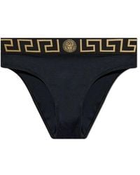 Versace - Greca Motif Bikini Bottoms - Lyst