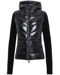 Moncler - Quilted-Panel Brand-Appliqué Regular-Fit Fleece Cardigan - Lyst